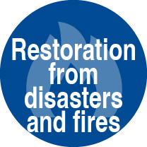 Restoration from disasters and fires