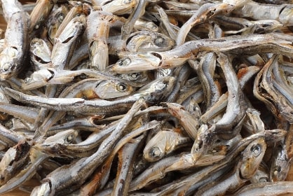 Small dried sardines