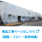 食品工場ページはこちら（図面・フロー・粉砕映像）