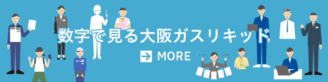 数字で見る大阪ガスリキッド